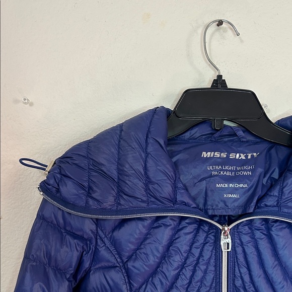 Miss Sixty Women's Vibrant Blue Puffer Coat - Picture 2 of 4